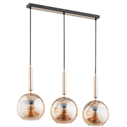Lampa wisząca ALFA VOLDA NEW ZŁOTA 3xE27 20cm | 63065
