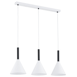 Wisząca lampa ALFA PERO BIAŁA 3xE14 73cm | 62553