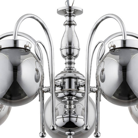 Żyrandol ALFA HERO CHROM 5xE14 53cm | 28285