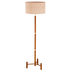 Lampa stojąca ALFA SUPRA DREWNIANA 1xE27 45cm | 9293