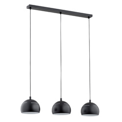Lampa wisząca ALFA PLUS CZARNA 3xE14 60cm | 62292