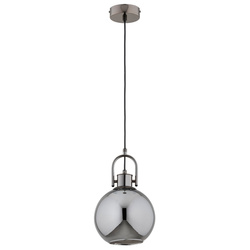 Lampa wisząca ALFA DEROL GRAFITOWA 1xE27 20cm | 61426