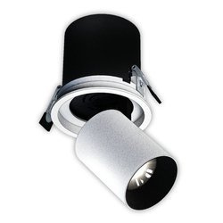 Wysuwany reflektor podtynkowy LED śr, 10cm 12W 3000K WLD In Out M | biały