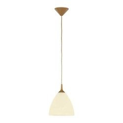 Lampa wisząca ALFA BARTEK ECRU 1xE27 23cm | 9102