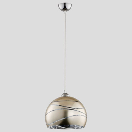 Lampa wisząca ALFA NARVI CHROM 1xE27 30cm | 60424