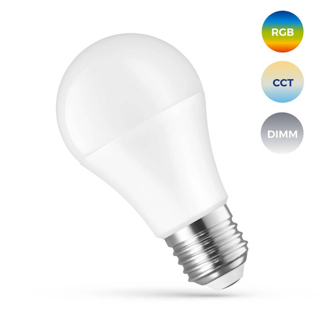 LED GLS 13W E-27 230V RGBW+CCT+DIM WI-FI | SMART