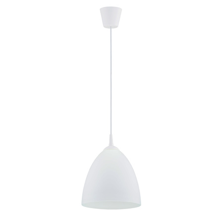Lampa wisząca ALFA LERA BIAŁA 1xE27 23cm | 61326