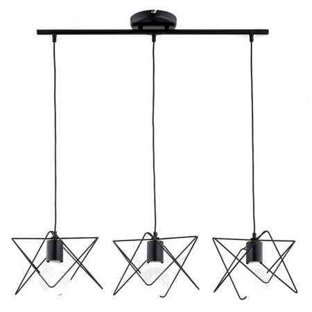 Lampa wisząca ALFA TIMLA CZARNA 3xE27 20cm | 62149