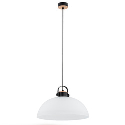 Lampa wisząca ALFA BOLO BIG DREWNIANA 1xE27 40cm | 60584