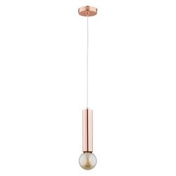 Lampa wisząca ALFA JAZZ MIEDZIANA 1xE27 10cm | 60775
