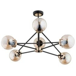 Lampa sufitowa ALFA SAGITO MOSIĄDZ 6xE14 60cm | 25626
