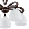Lampa sufitowa ALFA GRACJA DREWNIANA 5xE27 48cm | 20895