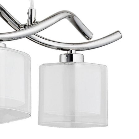 Lampa wisząca ALFA ILLUSION CHROM 3xE14 52cm | 17133