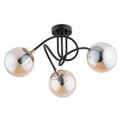 Lampa sufitowa ALFA TECTUS CZARNA 3xE14 48cm | 63021