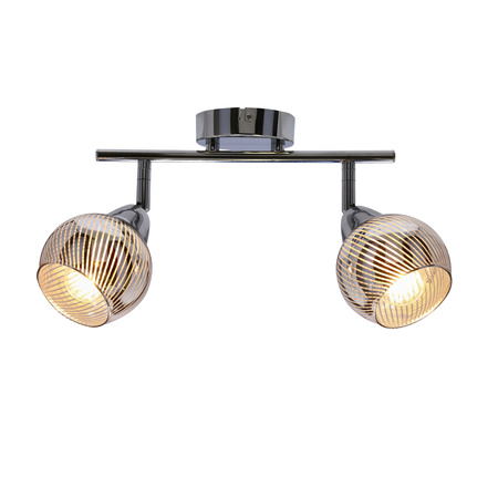 Lampa sufitowa/ścienna FORT listwa 92-62819 chrom 2xE14 LED