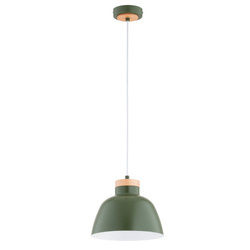 Lampa wisząca ALFA LORIEN EXE ZIELONA 1xE27 23cm | 61356