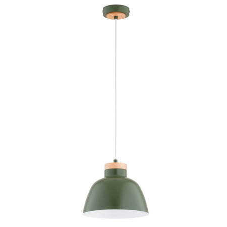 Lampa wisząca ALFA LORIEN EXE ZIELONA 1xE27 23cm | 61356