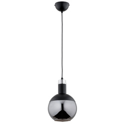 Lampa wisząca ALFA CELEST CZARNA 1xE27 20cm | 61241
