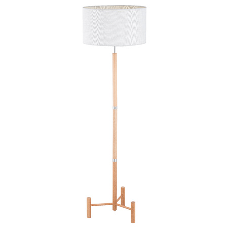 Lampa stojąca ALFA SUPRA MIX DREWNIANA 1xE27 45cm | 9294