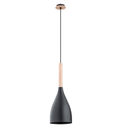 Lampa wisząca ALFA JUICE CZARNA 1xE27 16cm | 60722