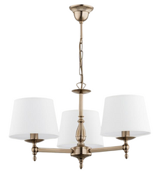 Żyrandol ALFA ROKSANA ZŁOTA 3x E14 64cm | 16074