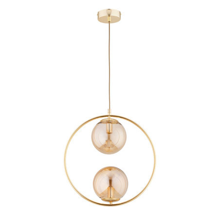 Lampa wisząca ALFA ADINO 10 ZŁOTA 2xE14 39cm | 62435