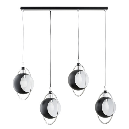 Lampa wisząca ALFA OLIMPIA CZARNA 4xE27 70cm | 63159