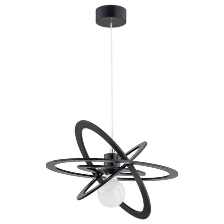 Lampa wisząca ALFA ORLANDO CZARNA 1xE27 34cm | 62141