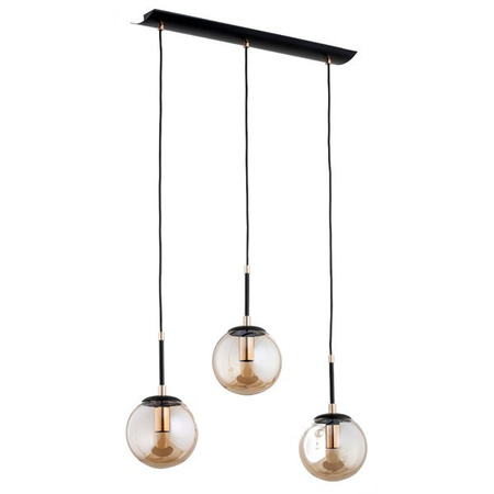 Lampa wisząca ALFA SEBIA CZARNA 3xE14 15cm | 61063