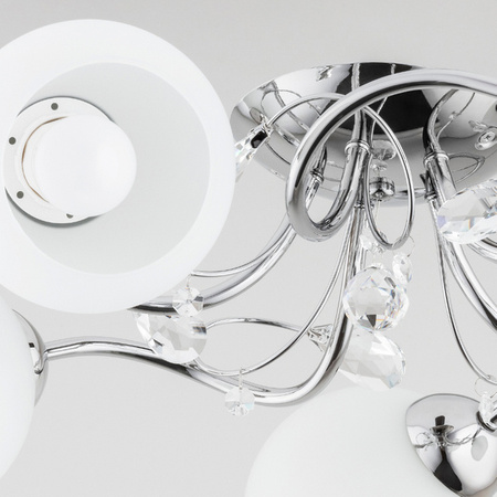 Lampa sufitowa ALFA LIVIA PRO CHROM 5xE27 52cm | 28525