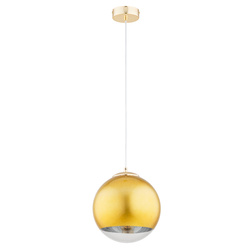 Lampa wisząca ALFA LEILA ZŁOTA 1xE27 25cm | 61400