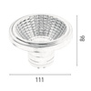 Żarówka BALL LED GU10 4,9W ES111 nowy model 2230102