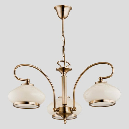 Żyrandol ALFA ASTORIA ZŁOTA 3xE27 60cm | 3321
