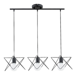 Lampa wisząca ALFA TIMLA CZARNA 3xE27 20cm | 62149