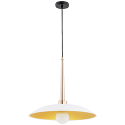 Lampa wisząca ALFA VELIAN BIAŁA 1xE27 48cm | 60917