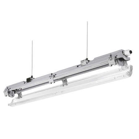Przelotowa oprawa hermetyczna LIMEA LED TUBE SLIM 20W dł. 158cm | szary