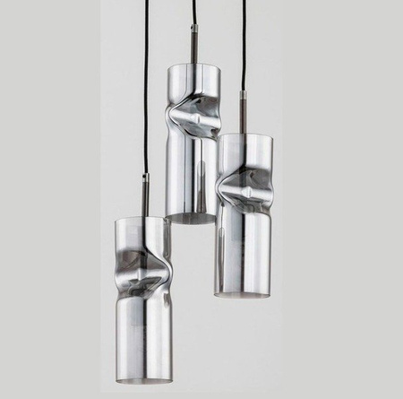 Lampa wisząca ALFA KAPRIS GRAFITOWA 3xE27 32cm | 61017