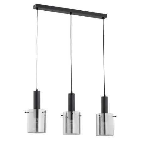 Lampa wisząca ALFA CELIA CZARNA 3xE27 73cm | 62402