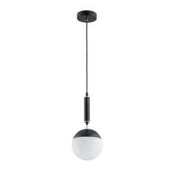 Lampa wisząca ALFA MARAKAS CZARNO-BIAŁA 1xE14 14cm | 60981