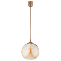 Lampa wisząca ALFA FICO 250 ZŁOTA 1xE27 25cm | 61377