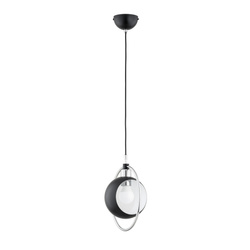 Lampa wisząca ALFA OLIMPIA CZARNA 1xE27 29cm | 61206