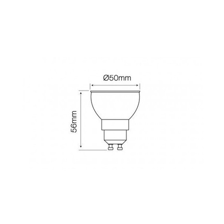 Żarówka LED GU10 7W zimna 6500K Ledline 630Lm