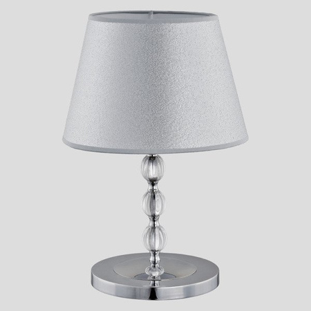 Lampa stołowa EMMANUELLE śr. 27cm E27 | chrom