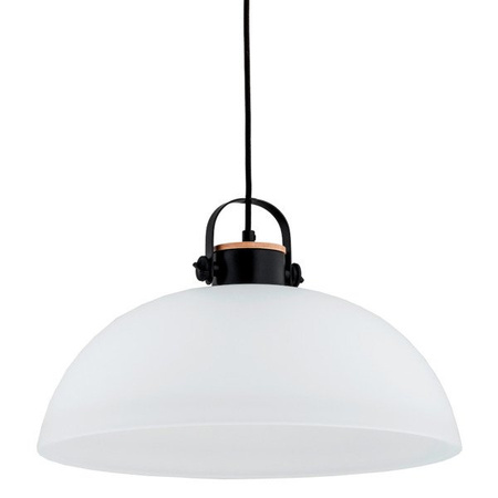 Lampa wisząca ALFA BOLO BIG DREWNIANA 1xE27 40cm | 60584