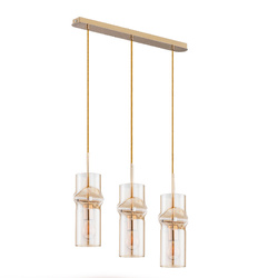 Lampa wisząca ALFA KAPRIS ZŁOTA 3xE27 13cm | 61016
