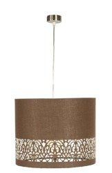 ARABESCA LAMPA WISZĄCA 33X33X24 1X60W E27 BRĄZ (ABAŻUR 77-19274 Z ZAWIESIEM 85-10608)