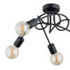 Lampa sufitowa ALFA TRAVERS CZARNA 5xE27 55cm | 61047
