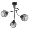 Lampa sufitowa ALFA PLENA DUO CZARNA 3xE27 48cm | 25823