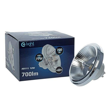 Żarówka LED 12W AR111 GU10 4000K biała z odbłyśnikiem EKZA1540