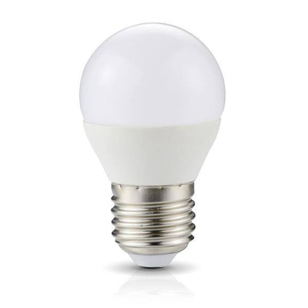 Żarówka LED E27 6W neutralna 4000K kulka G45